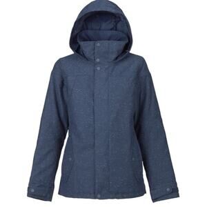 Burton Women's Navy Speckled Ski Jacket